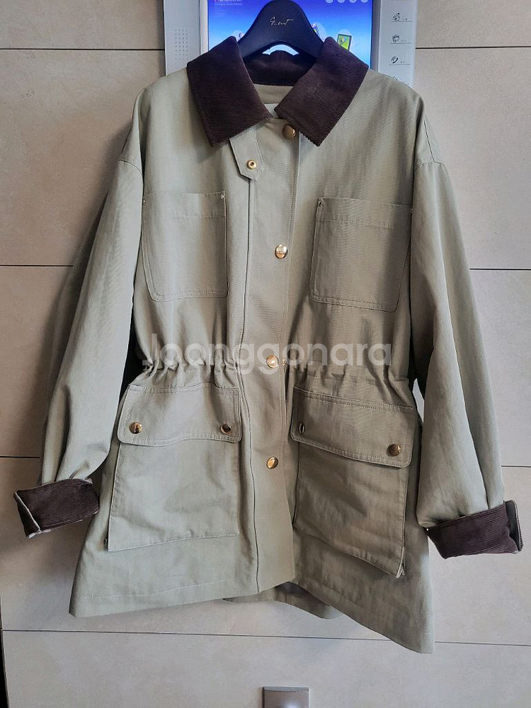 지컷 전국 품절 코듀로이 워크 자켓--0