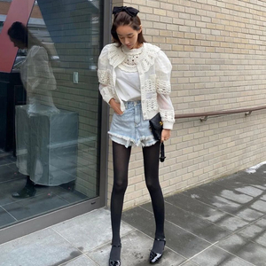 고걸 레이어드 데님 L