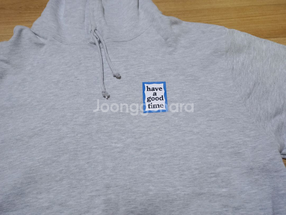 헤브 어 굿 타임 오버 싸이즈 후드 티셔츠--1