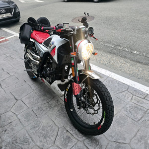 17년 몬디알 힙스터 125 1만7천km 클래식바이크