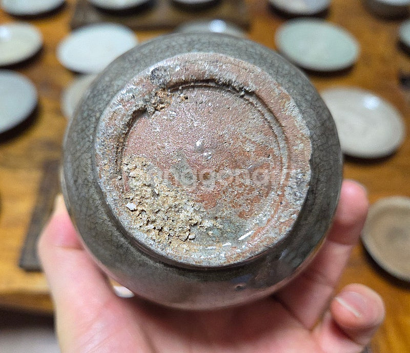 고미술품 고려시대 초기 고려청자 도쿠리병--7