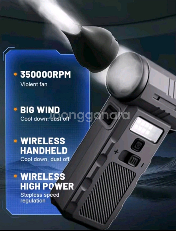 미니 에어건 송풍기 새제품. 350,000 RPM--1