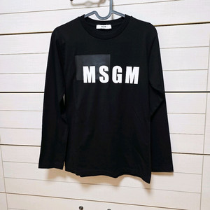 MSGM 키즈 블랙 긴팔 티셔츠 12Y(152) 새상품