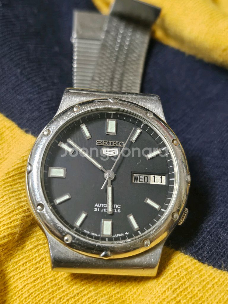 세이코 5 오토매틱 빈티지 시계--6