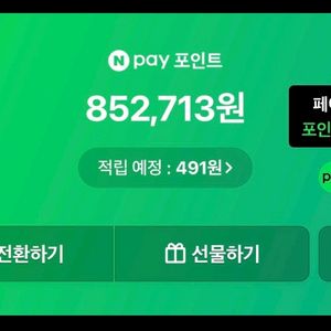 네이버페이팝니다80만원