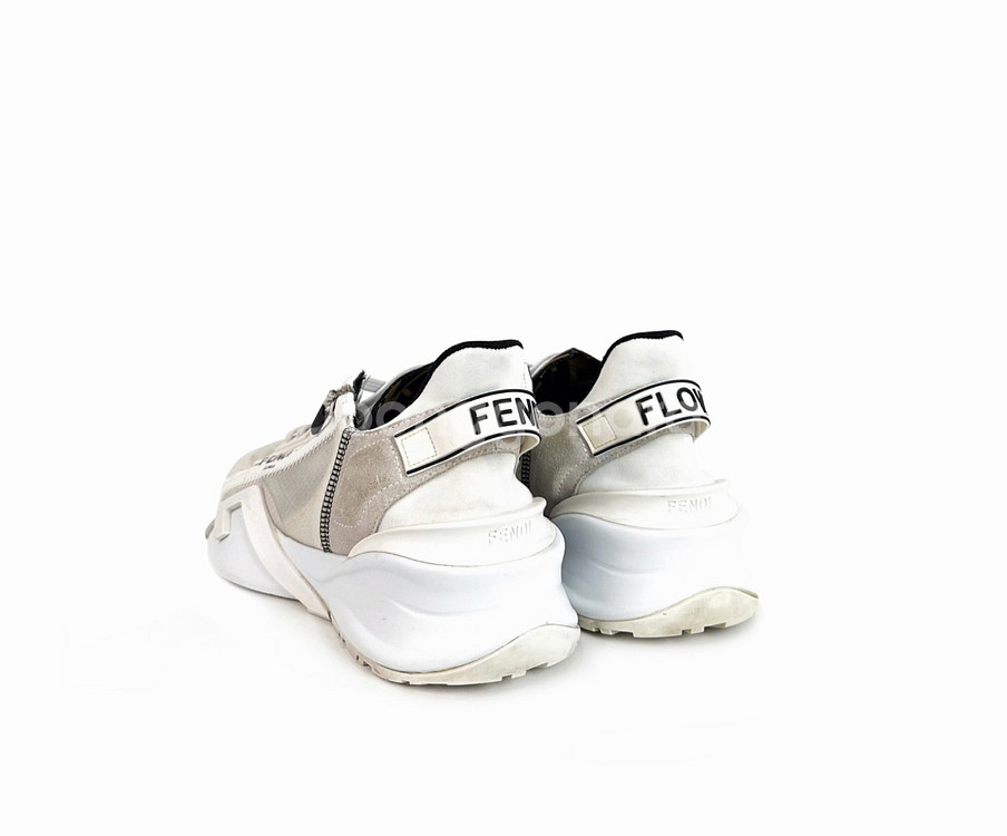 [7] 펜디 남성 플로우 나일론 로우탑 스니커즈 화이트--3