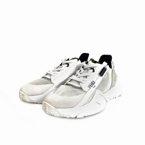 [7] 펜디 남성 플로우 나일론 로우탑 스니커즈 화이트