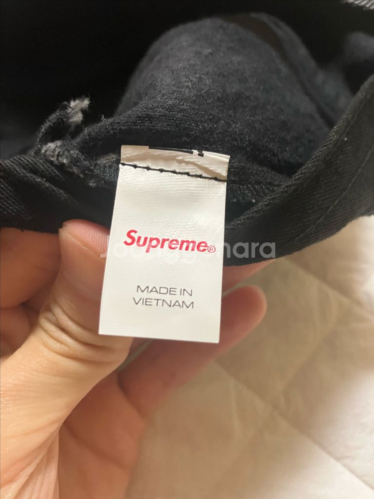 슈프림 데님 캠프캡 24ss--1