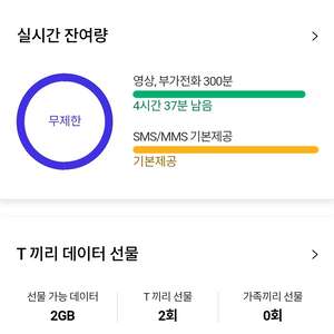 skt 데이터 2기가 2천원 일괄