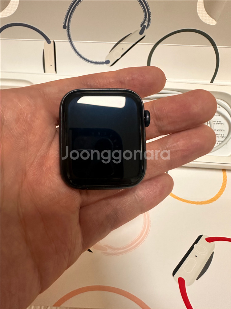 애플워치 SE2 44mm GPS 블랙--4