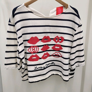 럭키슈에뜨 스트라이프 반팔티