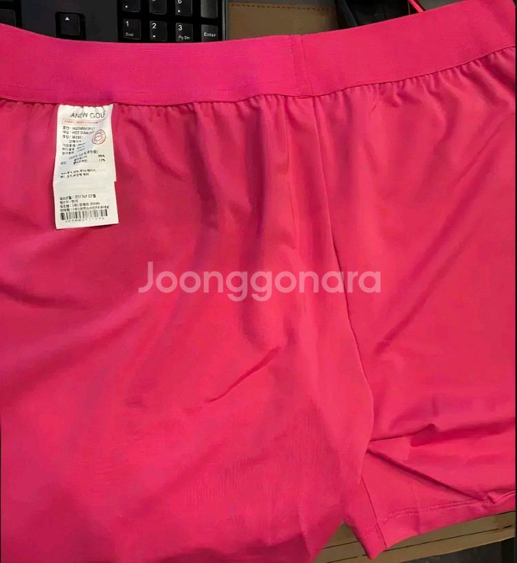 어뉴골프(본사정품) 여성 플리츠 피케 원피스 핫핑크 새--7