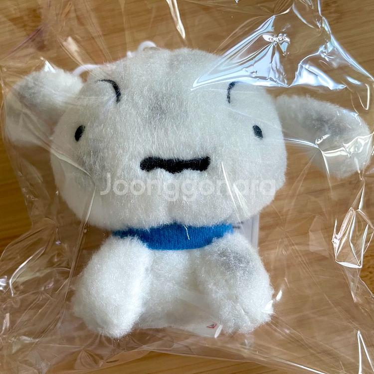탄광마을 흰둥이 인형 키링 짱구--1