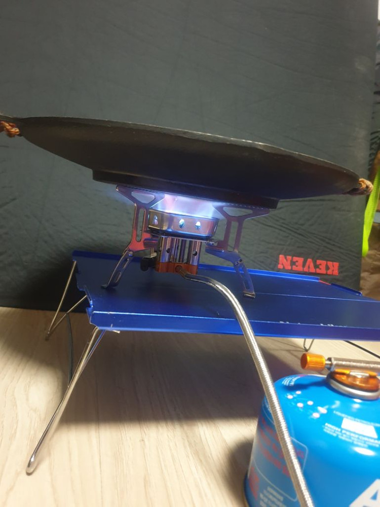 새상품 캠핑 낚시 강염버너 부탄어뎁터 포함--2