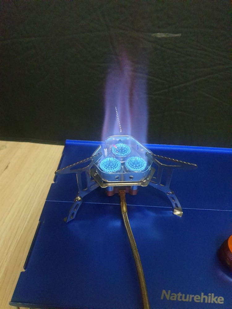 새상품 캠핑 낚시 강염버너 부탄어뎁터 포함--3