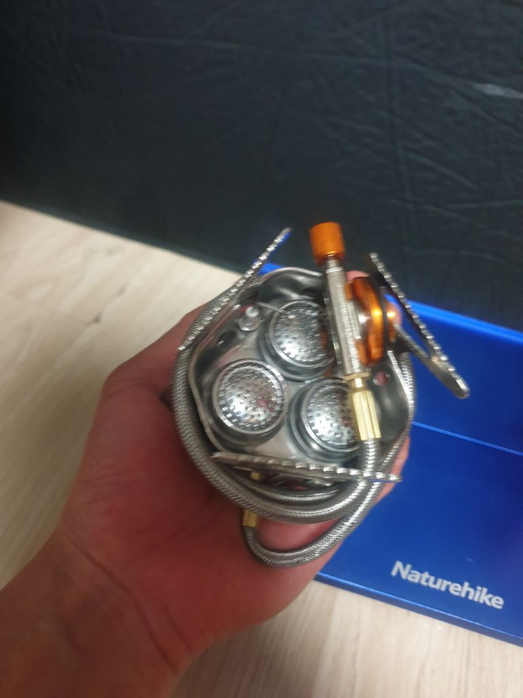 새상품 캠핑 낚시 강염버너 부탄어뎁터 포함--4