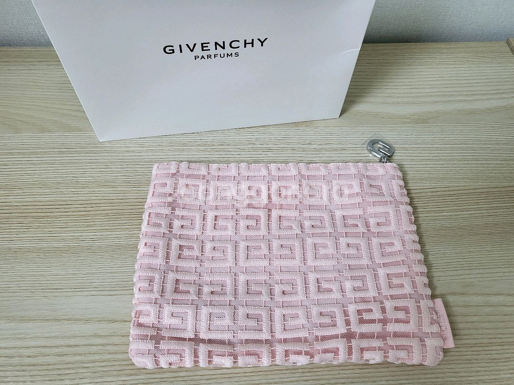 정품) 지방시 핑크 파우치 (코스메틱)--0