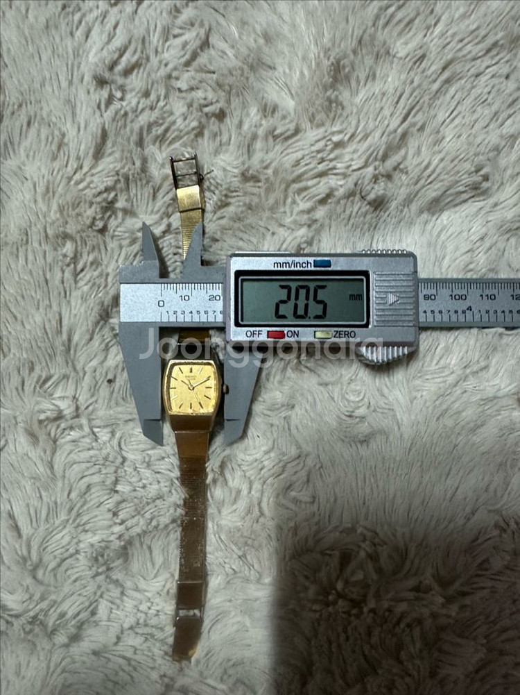 세이코(SEIKO) 빈티지 여성용 골드 쿼츠 시계--7