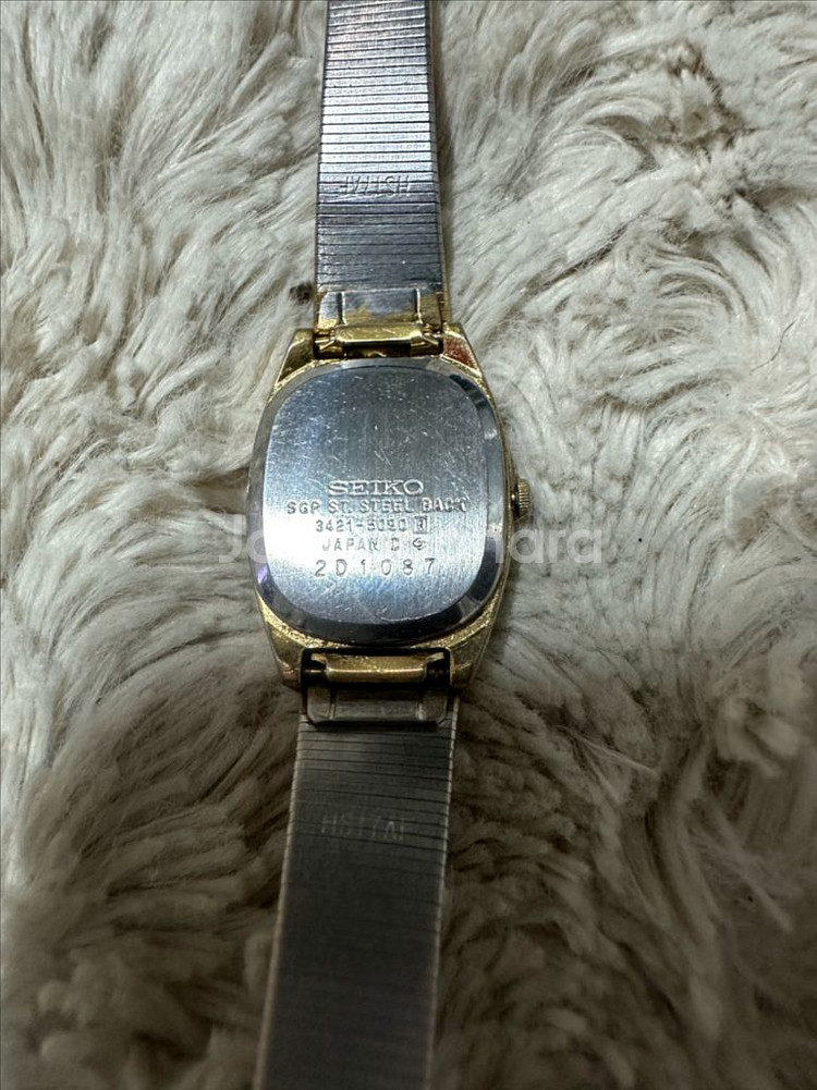 세이코(SEIKO) 빈티지 여성용 골드 쿼츠 시계--6