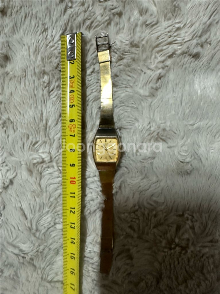 세이코(SEIKO) 빈티지 여성용 골드 쿼츠 시계--8