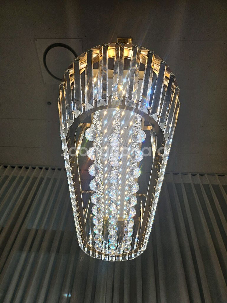 크리스탈 샹들리에 식탁 샵 조명--2