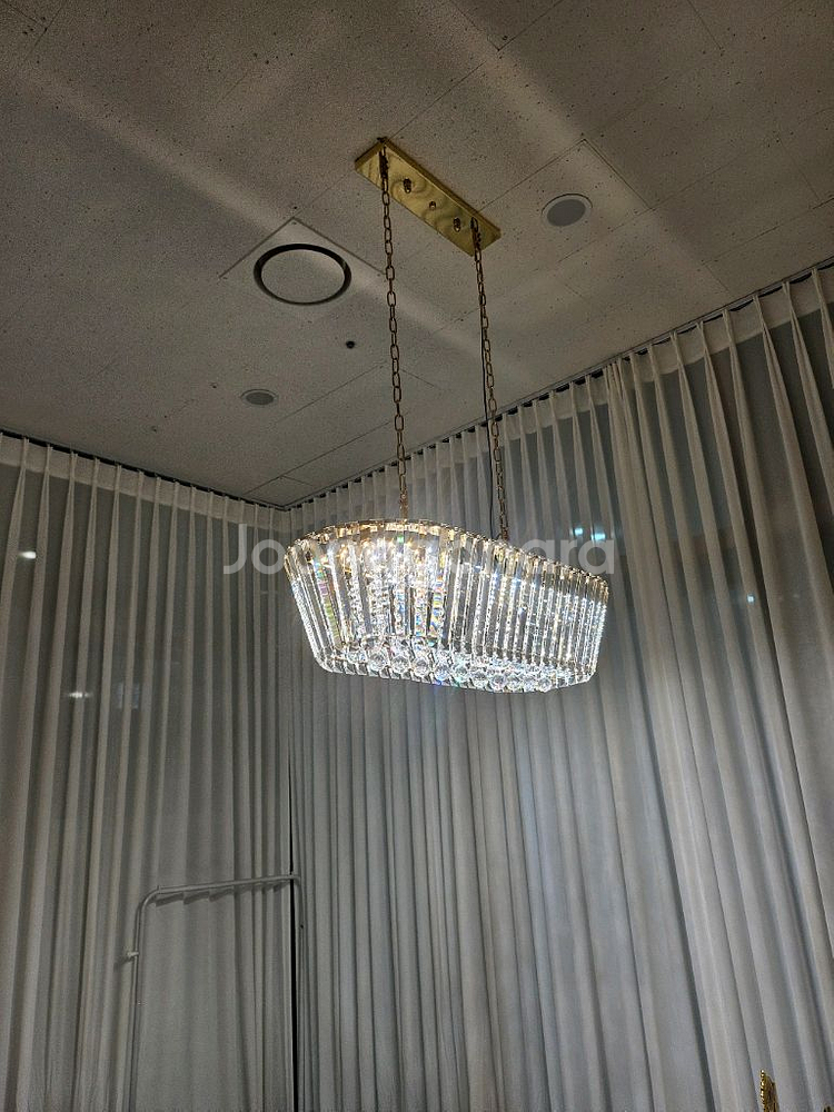 크리스탈 샹들리에 식탁 샵 조명--0