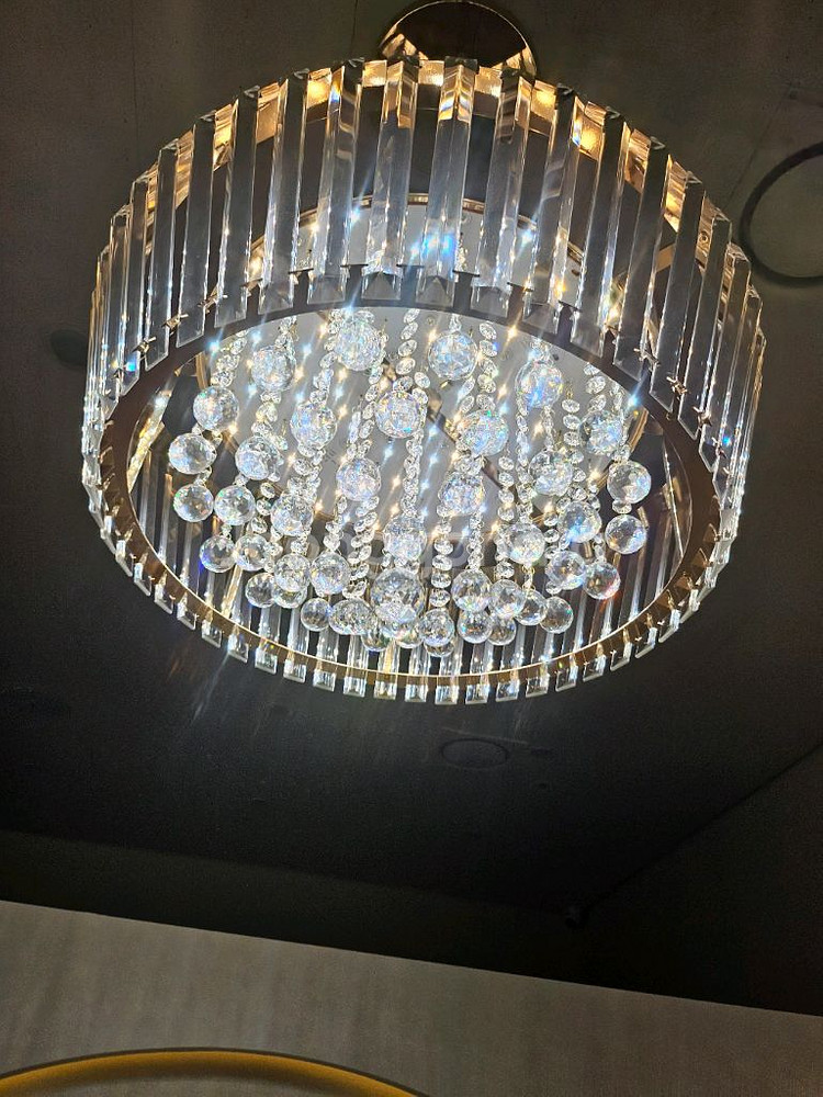 크리스탈 샹들리에 식탁 샵 조명--1