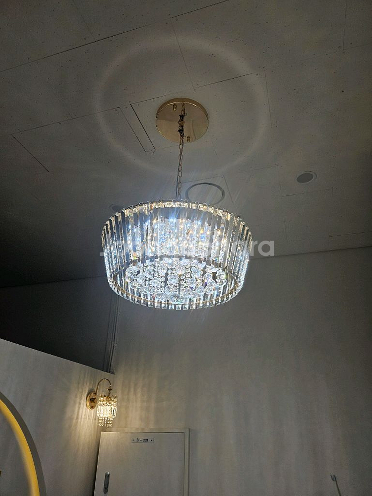 크리스탈 샹들리에 식탁 샵 조명--0