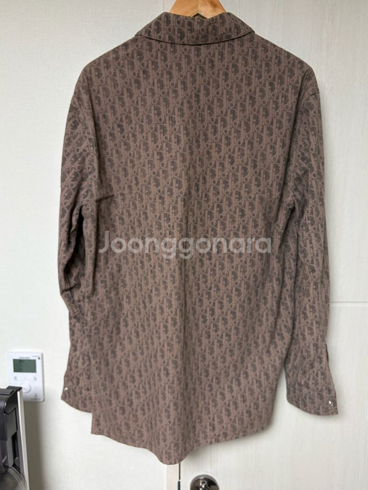 디올 오블리크 카스리 셔츠 브라운48 백화점 상품--1