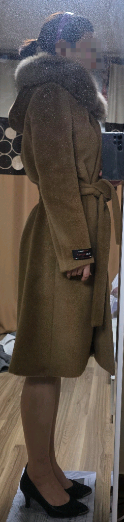 모조에스핀 알파카 폭스퍼 후드코트 J184MSG437--8