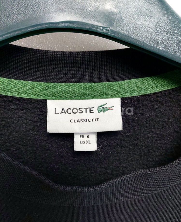 라코스테 기모맨투맨105 라운드넥 긴팔티--2