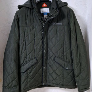 컬럼비아 후드 퀼팅자켓 L 옴니히트