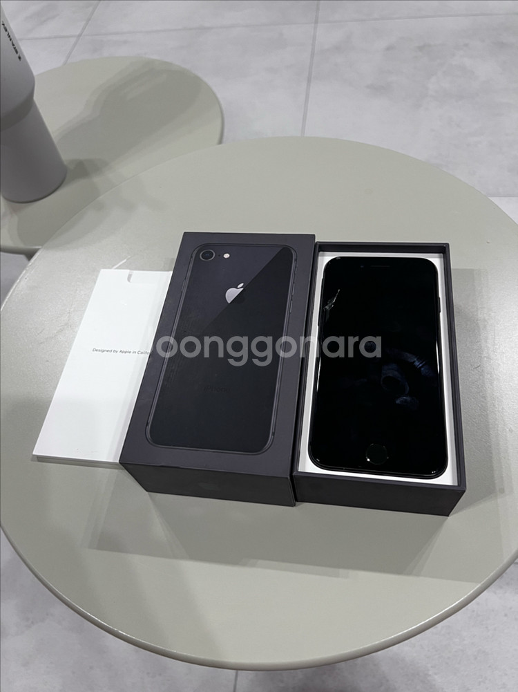 아이폰8 64gb 블랙 5만원 팝니다 (하자폰)--4