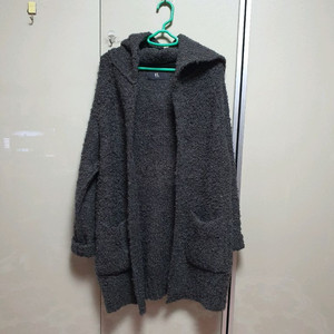 케네스레이디 오픈형 후드 가디건(프리사이즈)/1만원