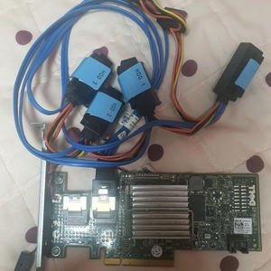 dell sas 레이드 컨트롤러와 케이블