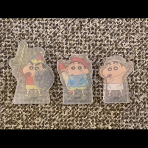 짱구 아크릴 스탠드 랜덤 피규어 (3개) - 교환 가능