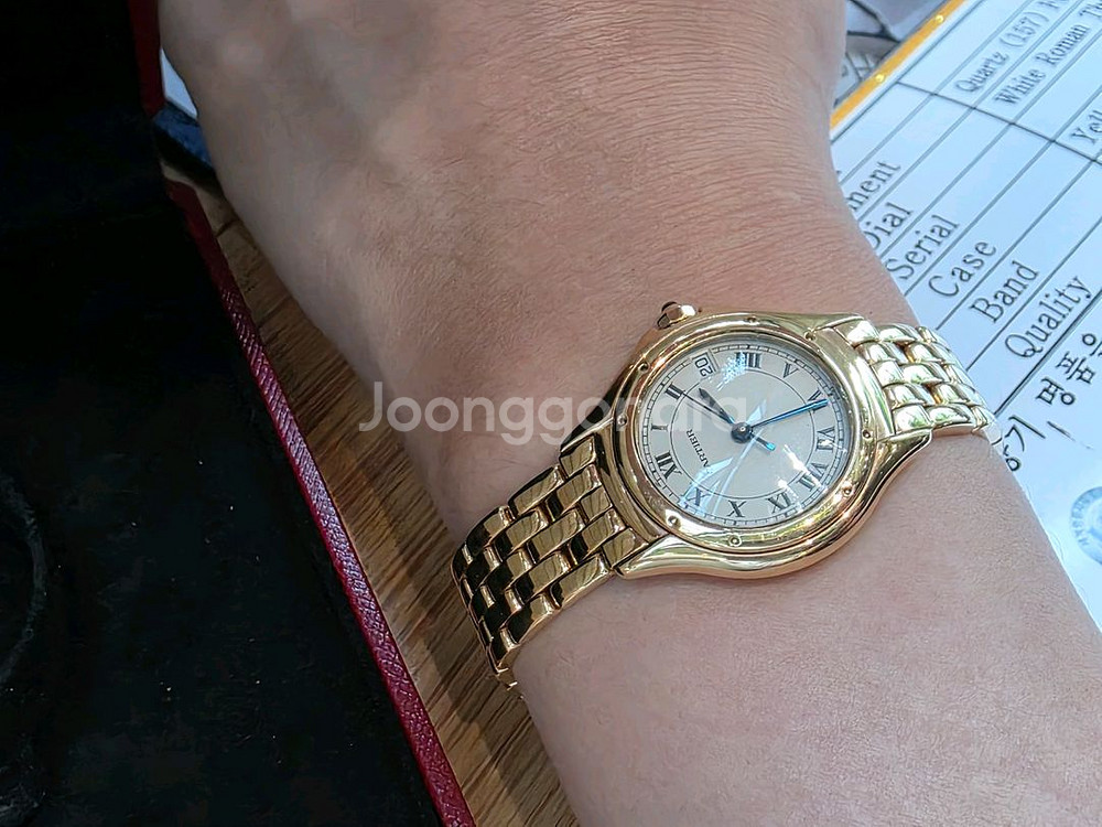 여성용 까르띠에 팬더 18k 금통--1