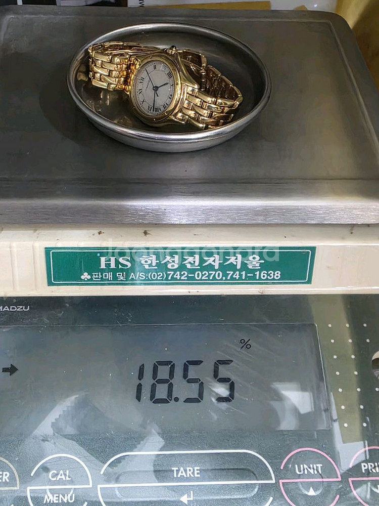 여성용 까르띠에 팬더 18k 금통--9