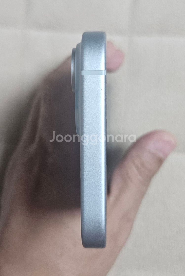 아이폰15 블루,128G,배터리90%,자급제--2