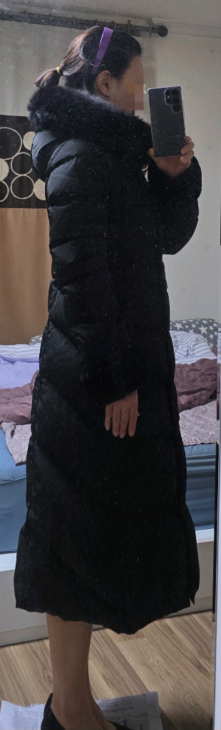 더레노마 비비 롱 덕다운 패딩 CY41PH820--12