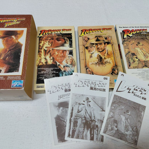 인디아나존스 해리슨포드 일본 VHS 비디오 3개셋트