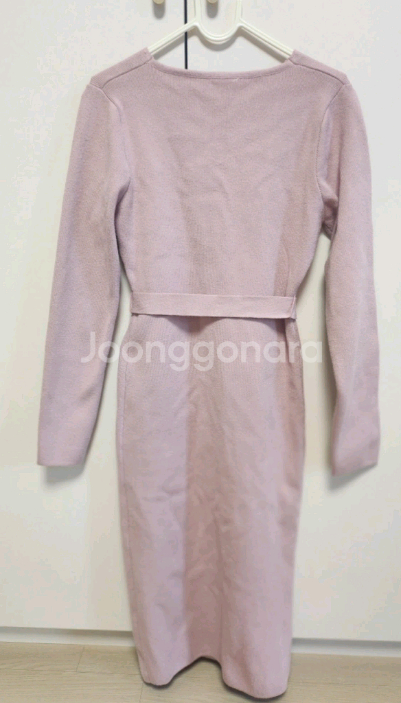 (새상품)핑크색 니트 원피스--1