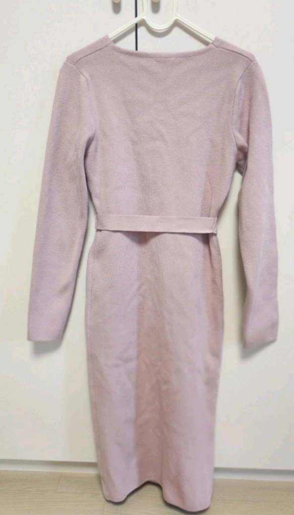 (새상품)핑크색 니트 원피스--1