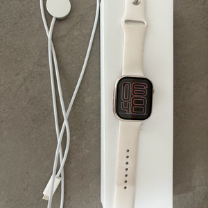애플워치 시리즈 10 46mm 로즈골드 gps+셀룰러
