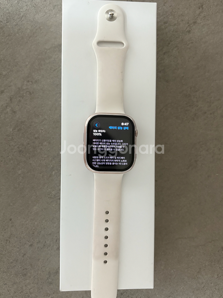애플워치 시리즈 10 46mm 로즈골드 gps+셀룰러--2