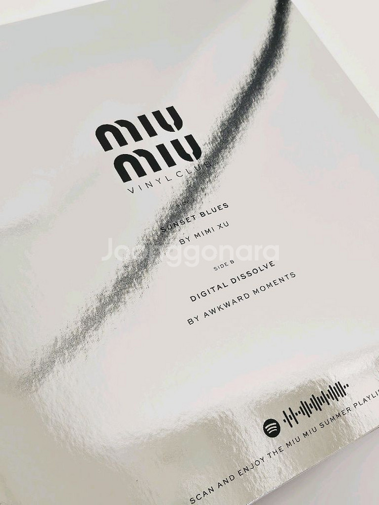 미우미우 VINYL CLUB LP판--2