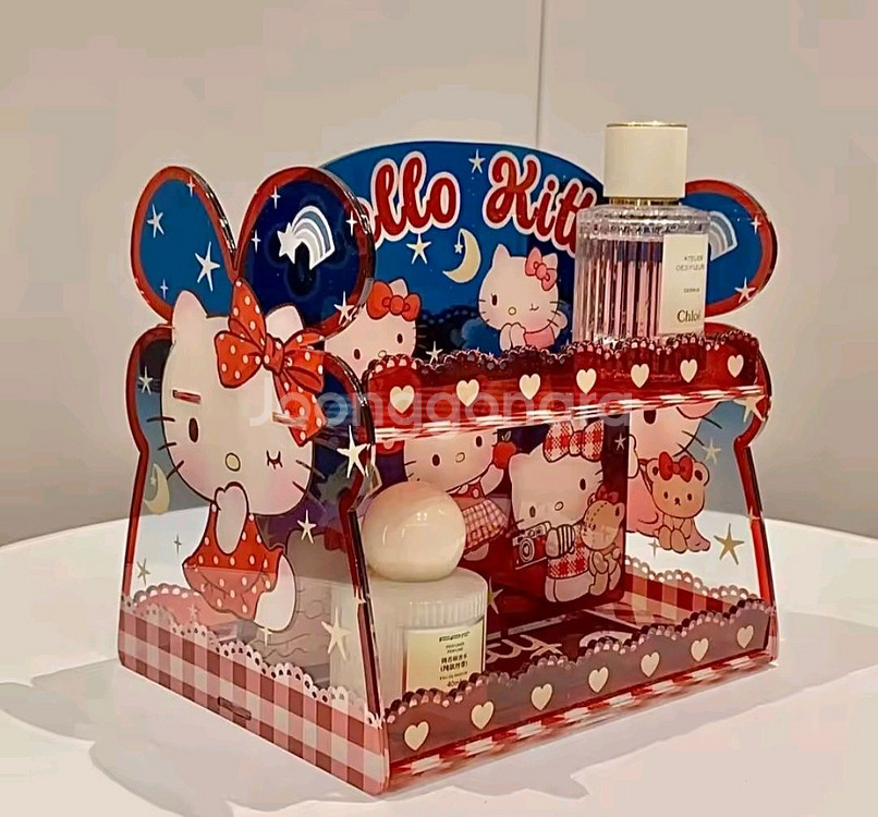 키티 선반 정리함 무료배송--0