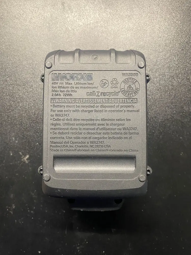 웍스 WORX 40V 배터리 WA3580 + 충전기 이미지