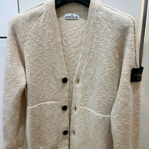 스톤아일랜드 아이보리가디건 100-105 (새상품급)