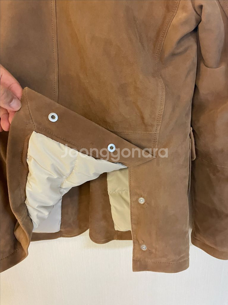 eleventy 일레븐티 스웨이드 패딩자켓 (48사이즈--3